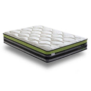 Matelas bi-confort souple/ferme, mémoire de forme, ressorts