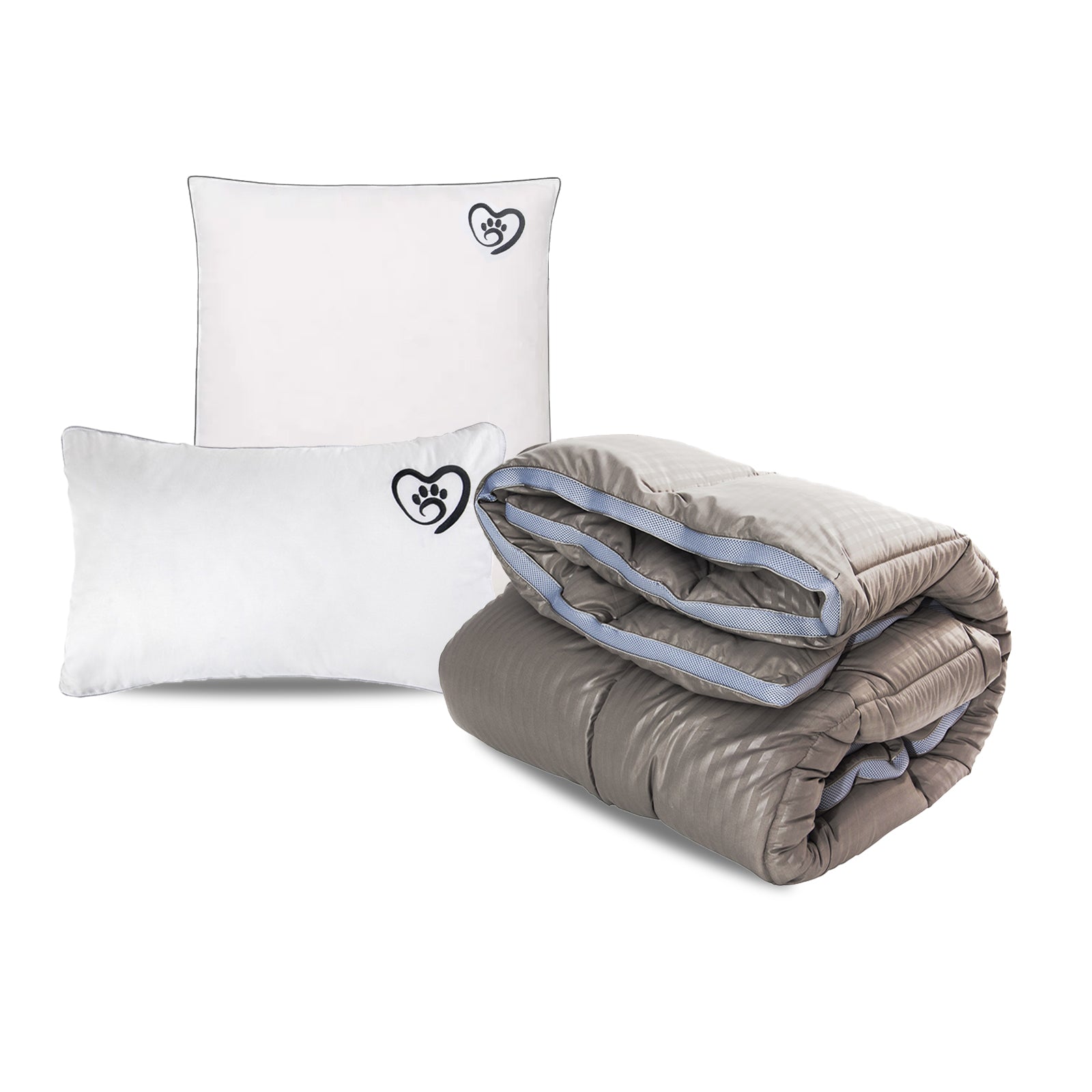 Pack Promo Rubis : Couette & Oreiller 40x70 cm & 60x60 cm + Traversin