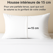 Parure de lit coton blanc, douceur