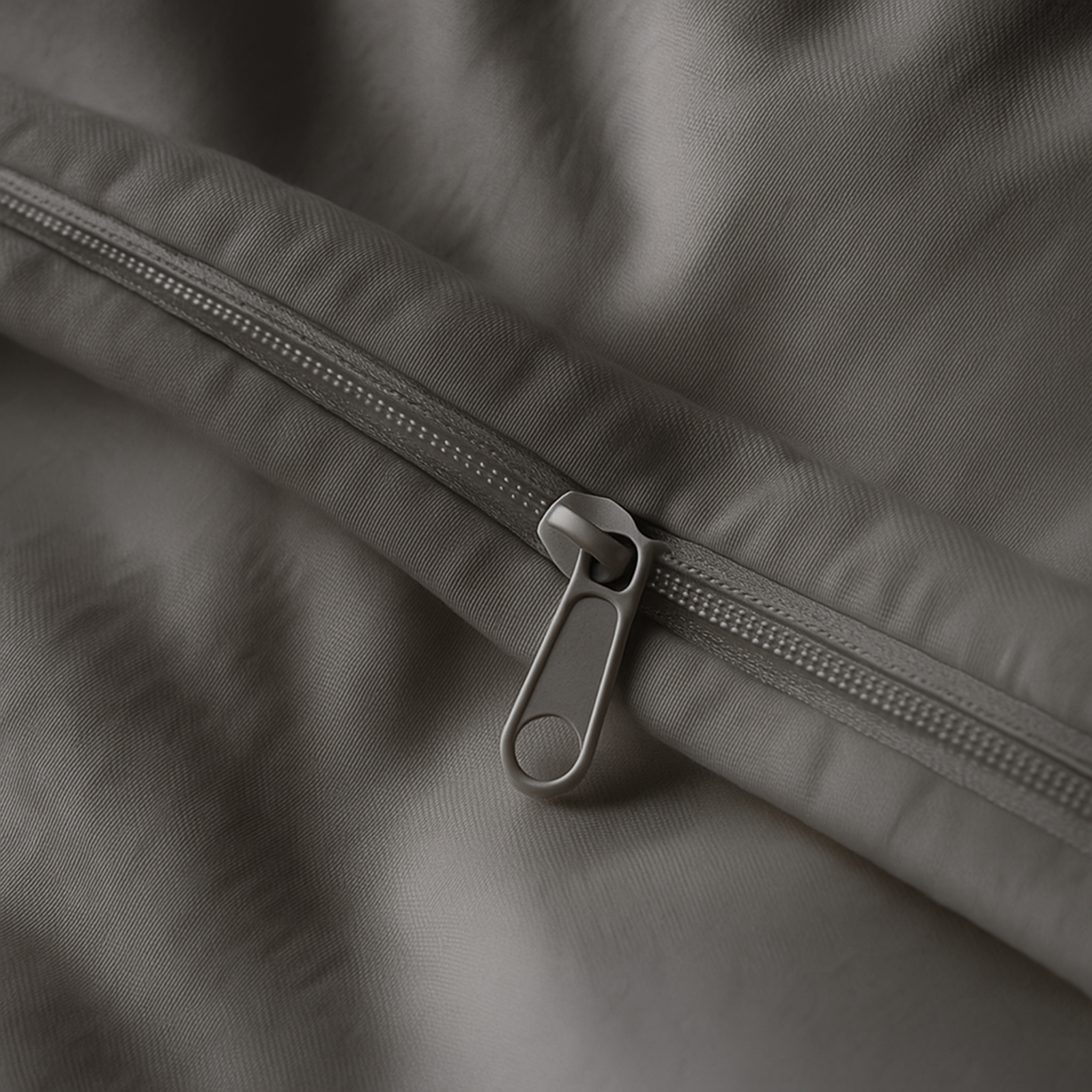 Parure de lit complète gris ardoise, polyester, douce, hypoallergénique