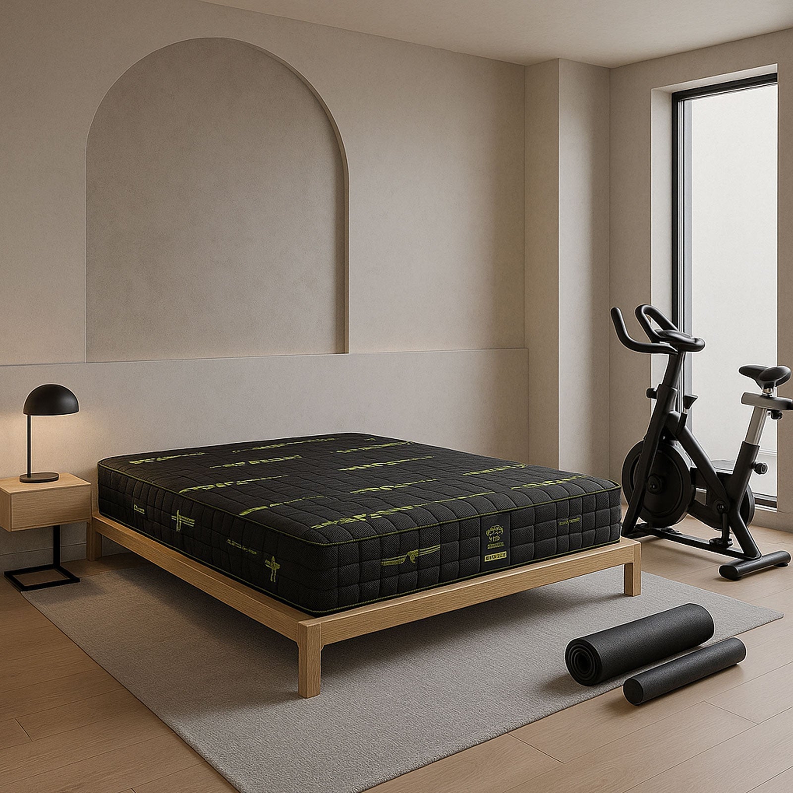 Matelas PRO FOAM : mémoire de forme et mousse HR+