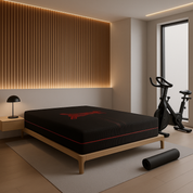 Matelas mémoire de forme, ressorts carbone et déhoussable