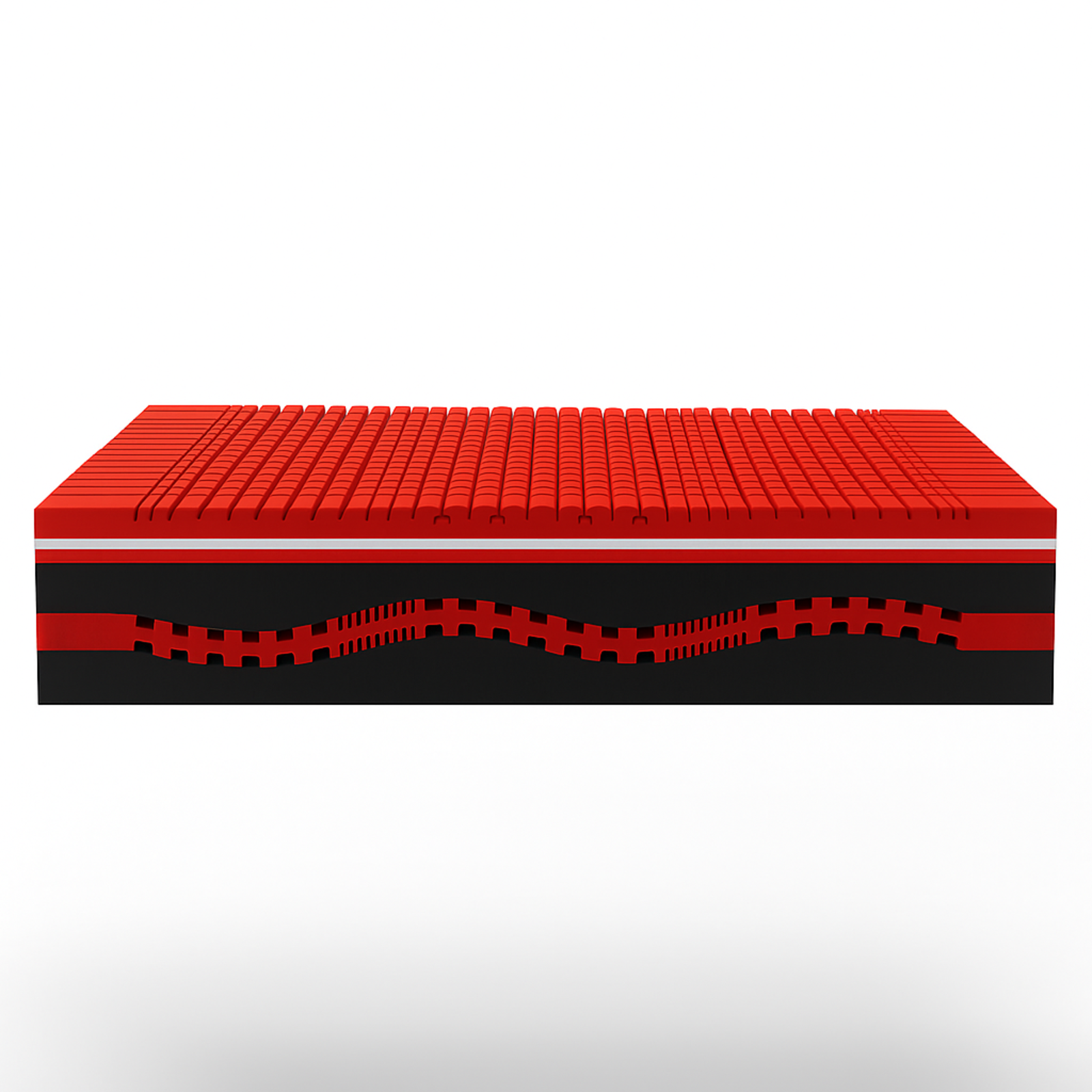 Matelas mémoire de forme, ressorts carbone et déhoussable