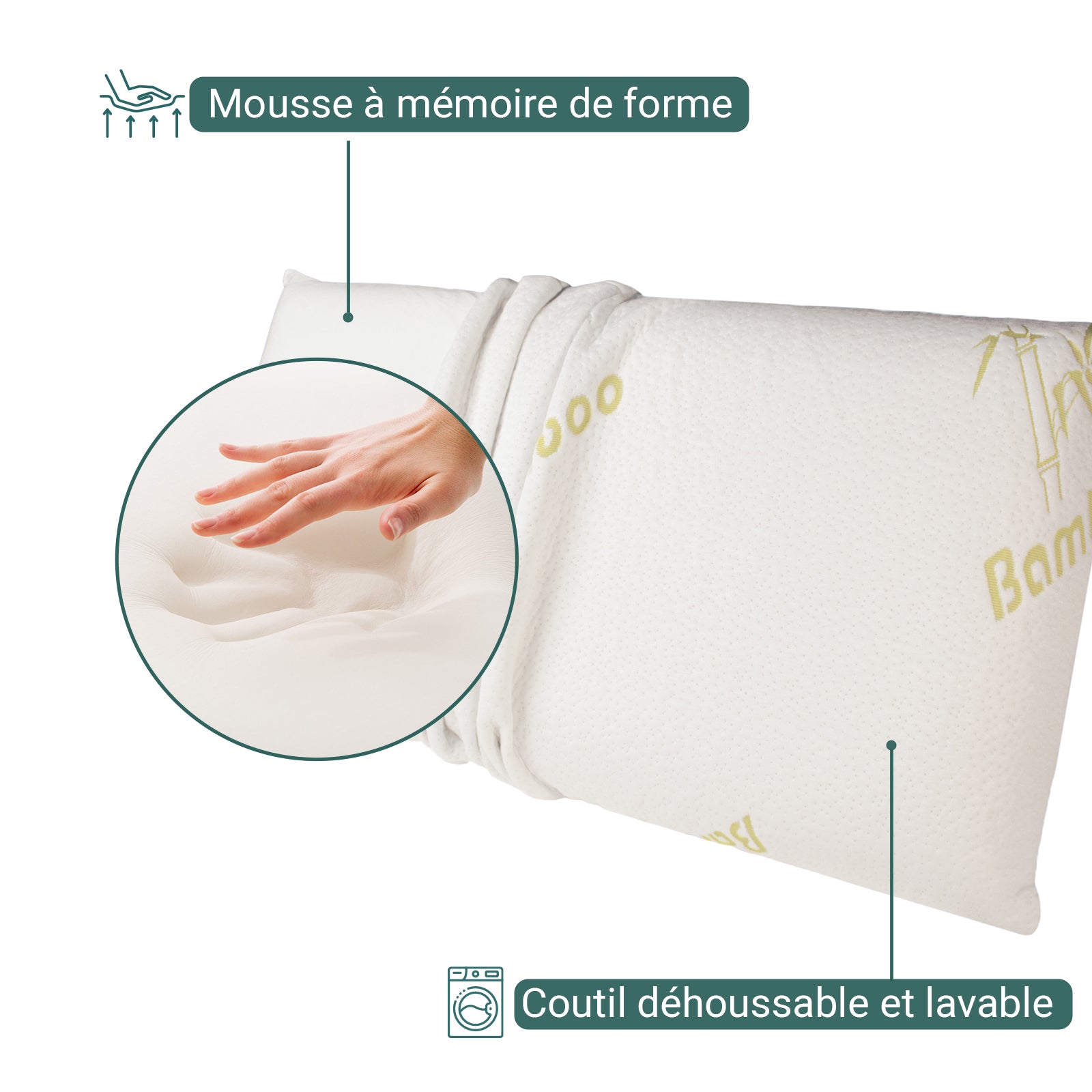 Pack Promo Diamant : Couette & Oreiller 40x70 cm & 60x60 cm