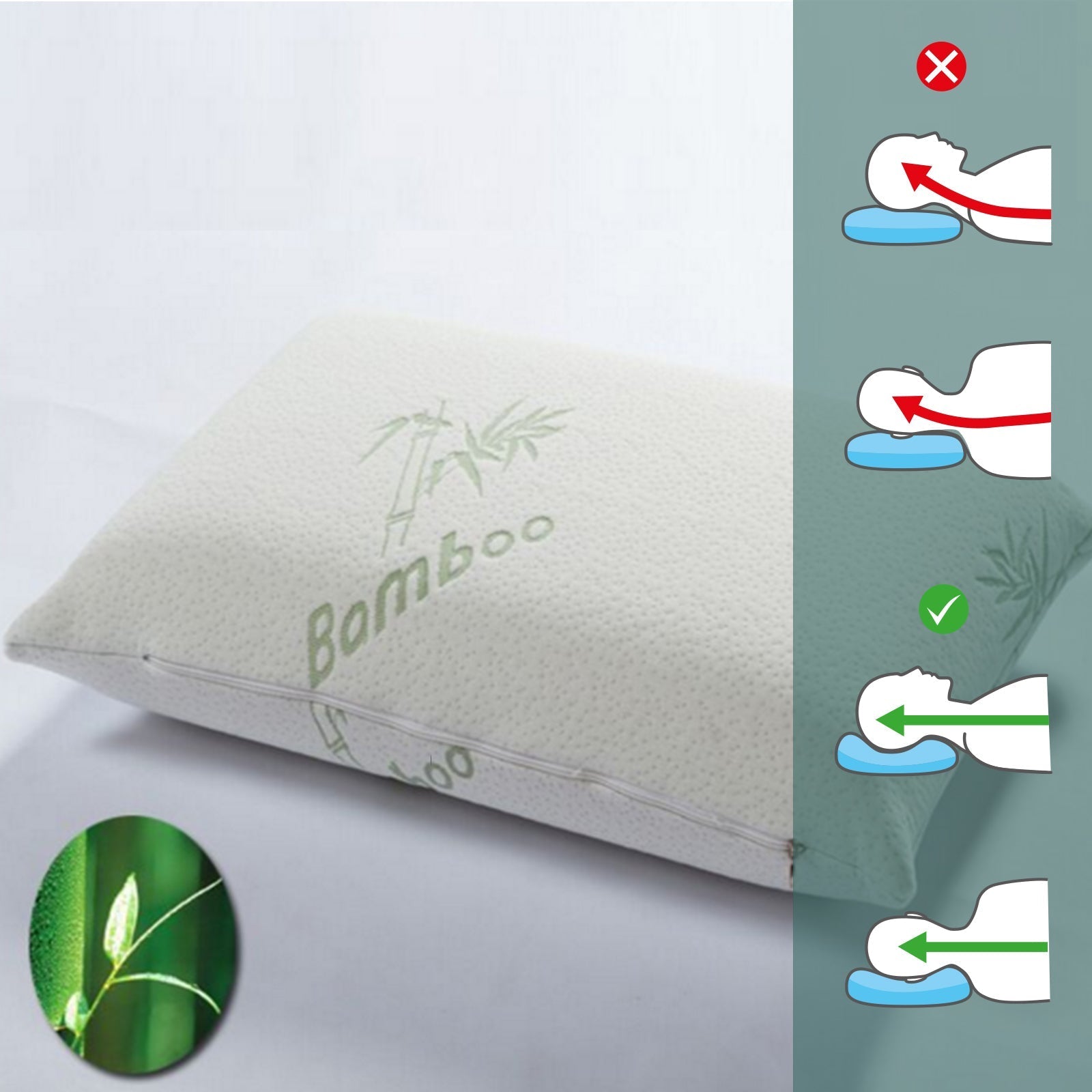 Pack Promo Diamant : Couette & Oreiller 40x70 cm & 60x60 cm