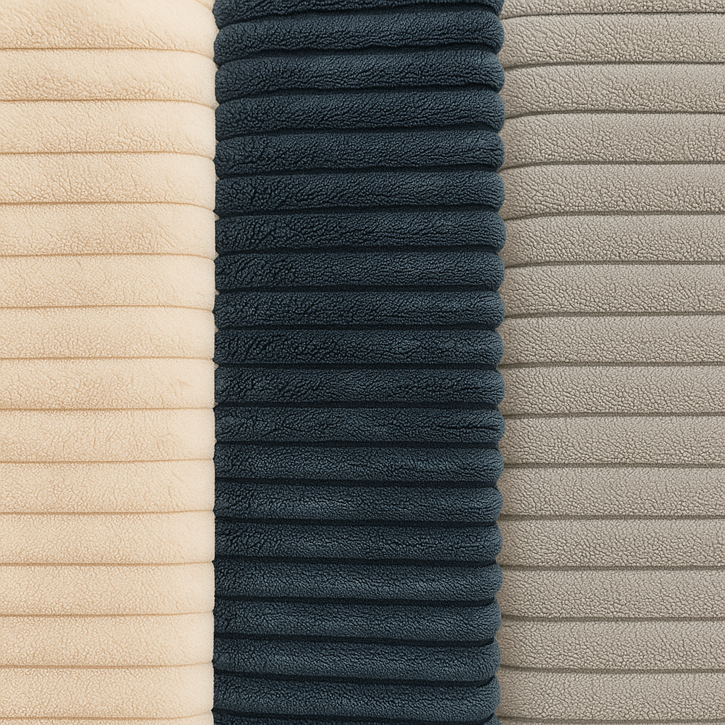 Pack lit électrique orthopédique à lattes en velours côtelé bleu Orthoflex : matelas inclus