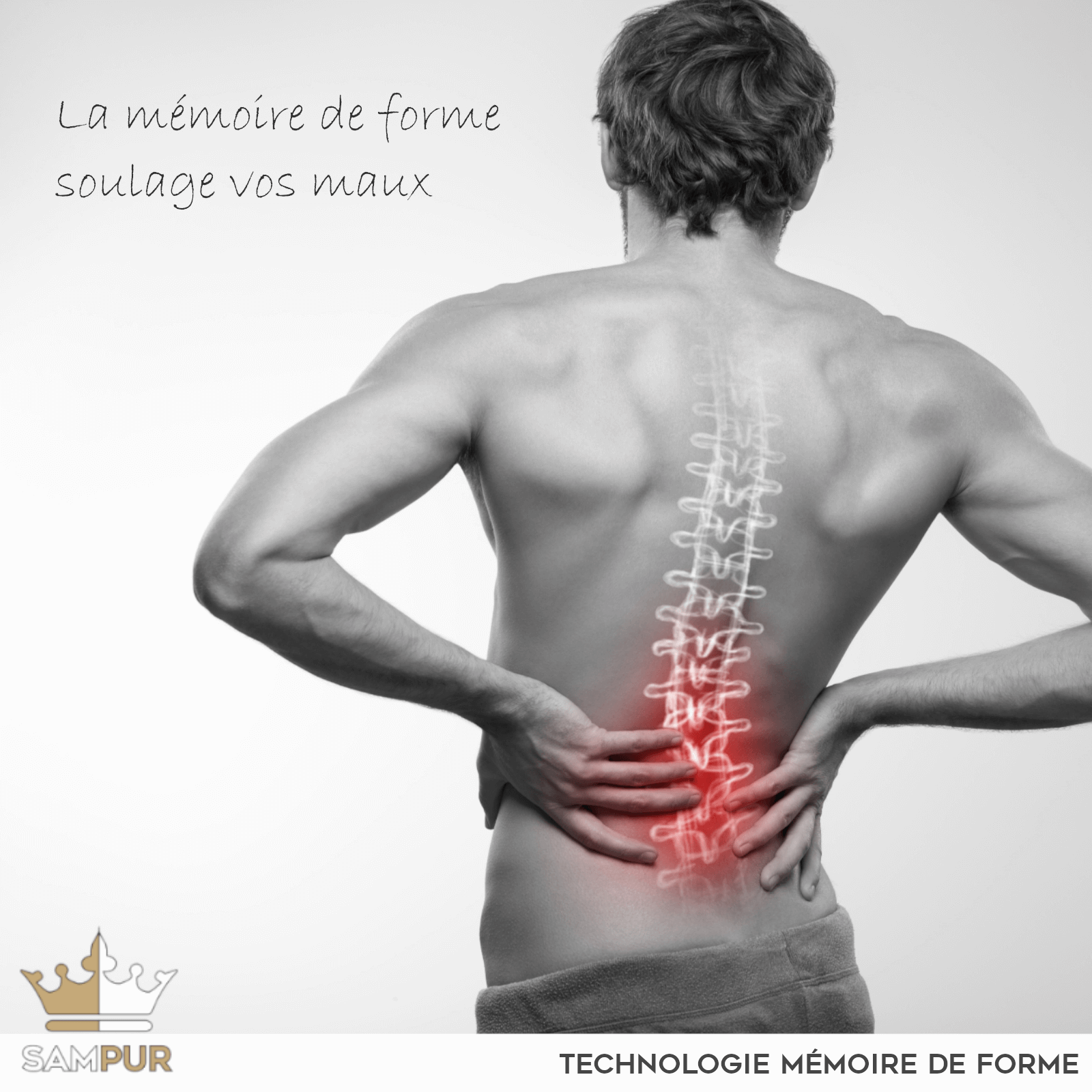 Matelas mémoire de forme, régénération active