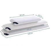 Pack Promo Rubis : Couette & Oreiller 40x70 cm & 60x60 cm + Traversin